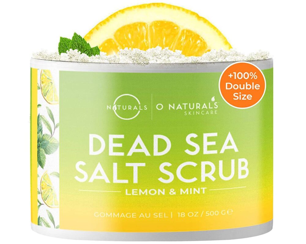 Naturals Exfoliating Lemon Oil Dead Sea Salt DeepCleansing Face & Body