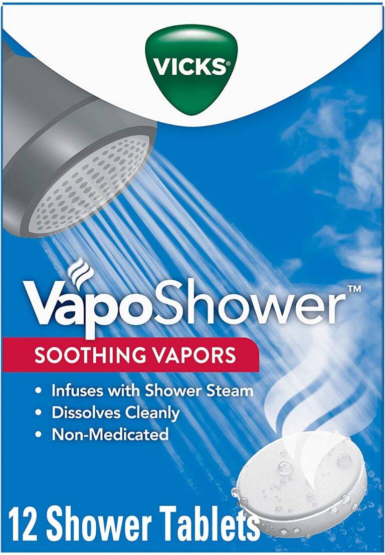 Vicks VapoShower, 12ct Shower Bomb Tablets, Soothing Vicks Vapor Steam